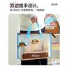 Cartoon Zipper Mesh Horizontal Tutoring Bag Handheld File Bag For Primary And Middle School Students