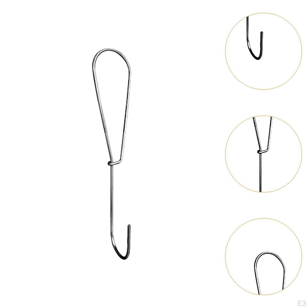 12 kusů závěsných háčků pro věšáky na oblečení, kovový design, úložný prostor na papír