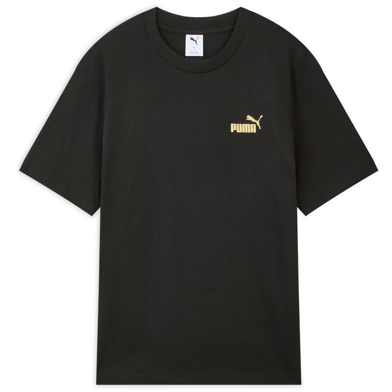 PUMA Men s Cotton Round Neck Short Sleeve Sport T-Shirt 694448 M