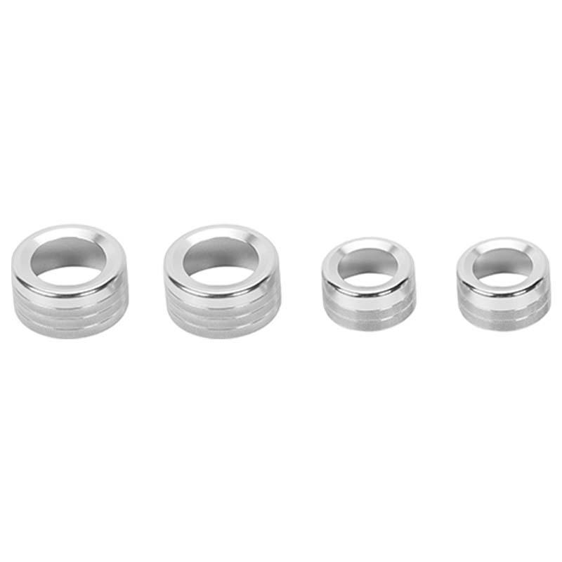 

Декоративное кольцо переключателя кондиционера, крышка-накладка на ручку для Dodge Charger, для Chrysler 300C, для Jeep Grand Cherokee, аксессуары серебряный