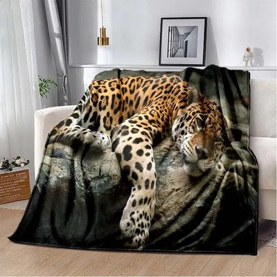 3d camada gepard leopardo cobertor dos desenhos animados para cama cobertor de piquenique sofá cobertor fino cobertor de ar condicionado cobertores personalizados