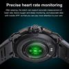 Men Outdoors Sports 1.43" AMOLED Screen Smartwatch Blue Tooth Call Heart Rate Health Monitoring Smart Watches Waterproof Women