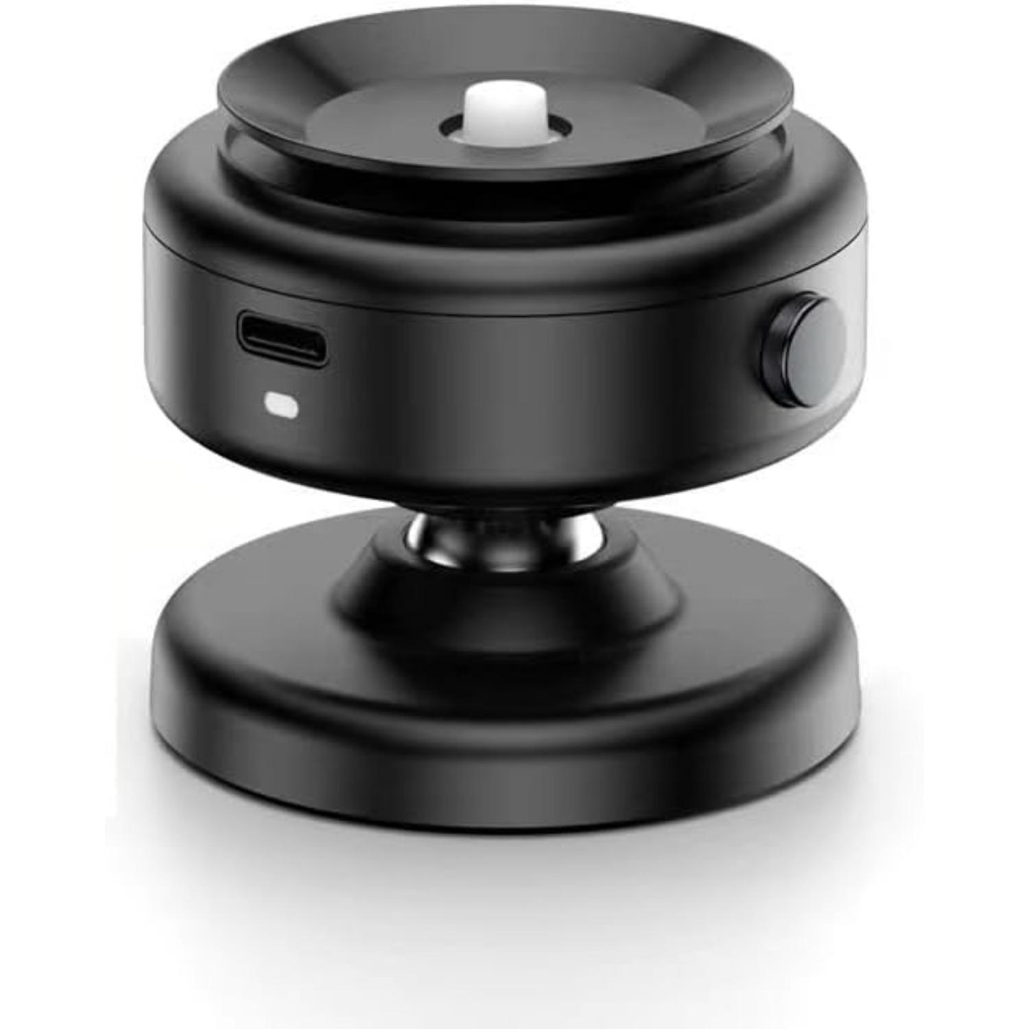 360° Rotating Car Magnetic Phone Holder, Navigation Holder, Vacuum & Magnetic Suction, Windshield/Dashboard (Black) чёрный