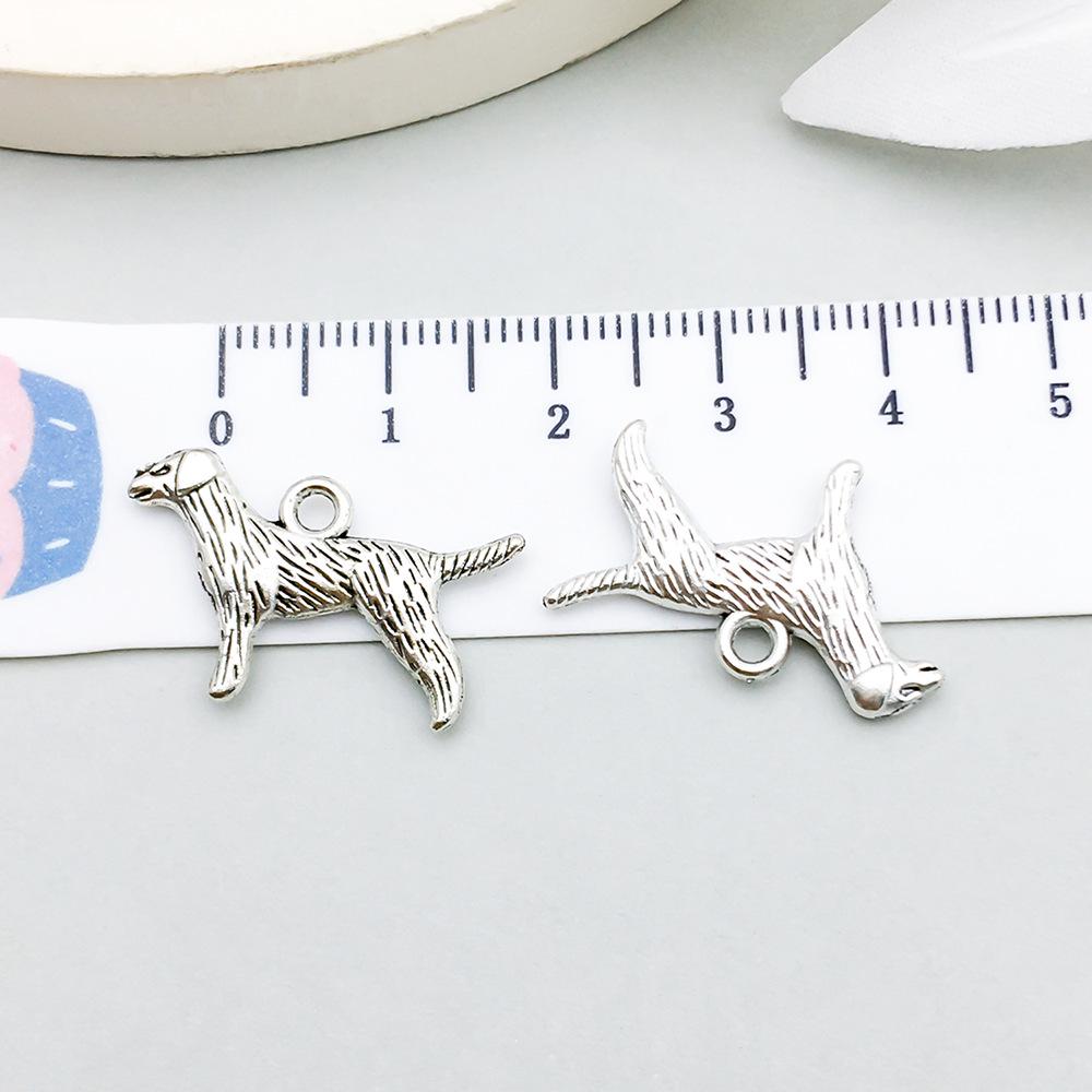 Set di 100 Ciondoli Gatto Farfalla Luna Argento Antico per Braccialetti e Collane Fai da Te