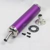 20mm inlet 280mm Universal Motorcycle  Exhaust Muffler Pipe For ATV Street Scooter Motocross Escape Moto 50cc 125CC