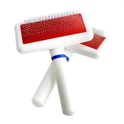 1KS Ocelový jehlový hřeben pro psa kočku jorkšíra Gillingový kartáč Hřeben hrábě pro psa Masážní nástroje pro úpravu srsti Pet Brush Psí doplňky