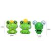 6Pcs/Set Mini Frog Figurine Mold Garden Bonsai Micro Landscape Home Ornaments Yousheng