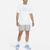 Nike Simplified Letter Logo Print Round Neck Sport Short Sleeve T-Shirt Men Tops White DR7808-100