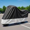 Motorcycle Cover: Thickened 210D Oxford Cloth, Rainproof, Sunproof, Dustproof, & Waterproof.
