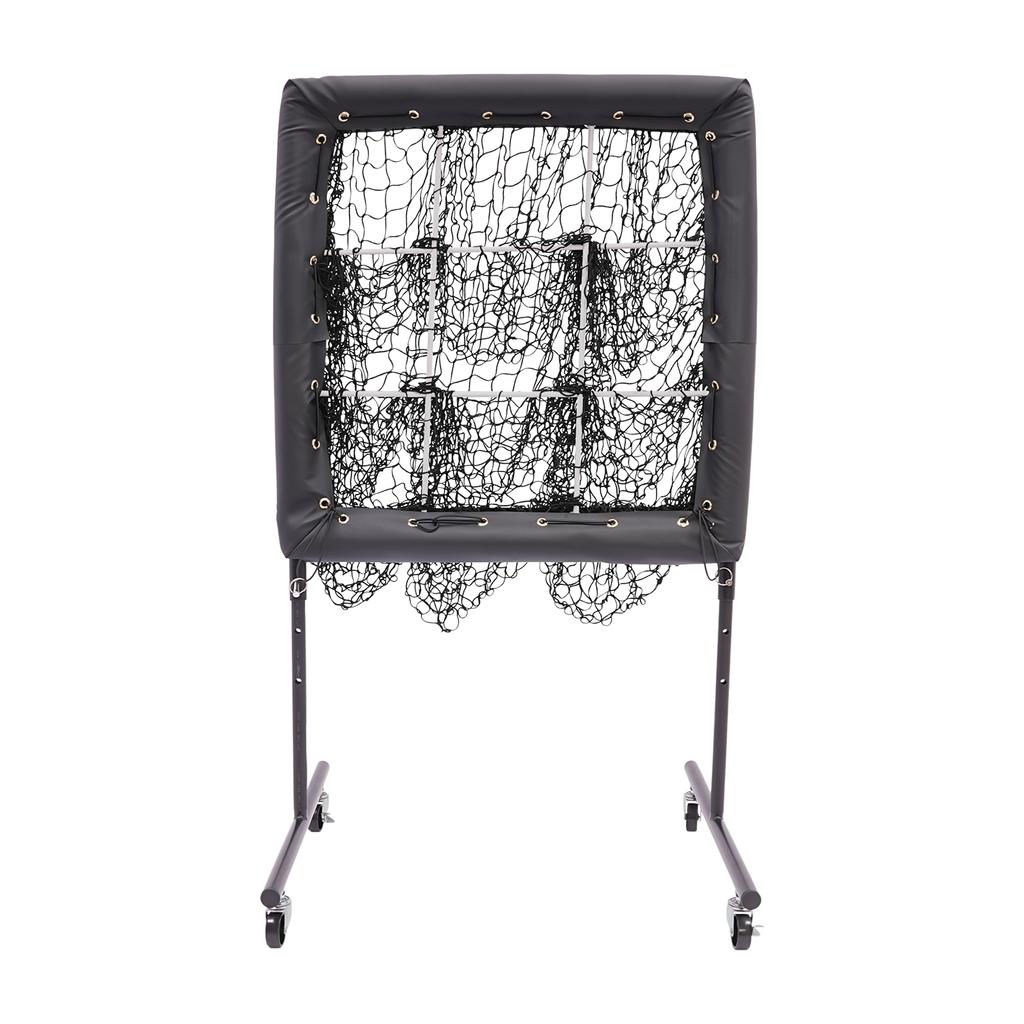 9 Hole Pitching Net with Strike Zone Baseball Pitching Target Softball Pitching Net Portable Height Adjustable