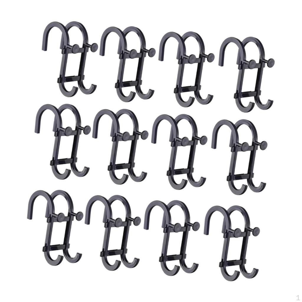 12 Pieces over The Door Towel Hook Multipurpose Hanging Shower Holder Hooks for Frameless