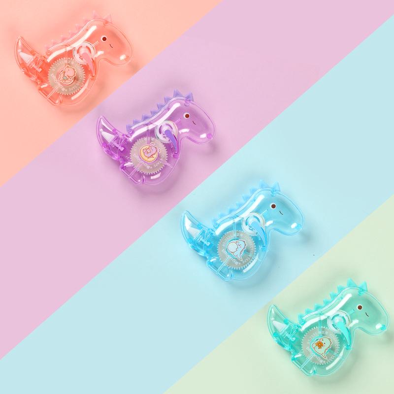 Корректирующая лента Baitong в форме динозавра для школьников - Модели 7534 и 7535 7535 transparent shell, random color, 1 card