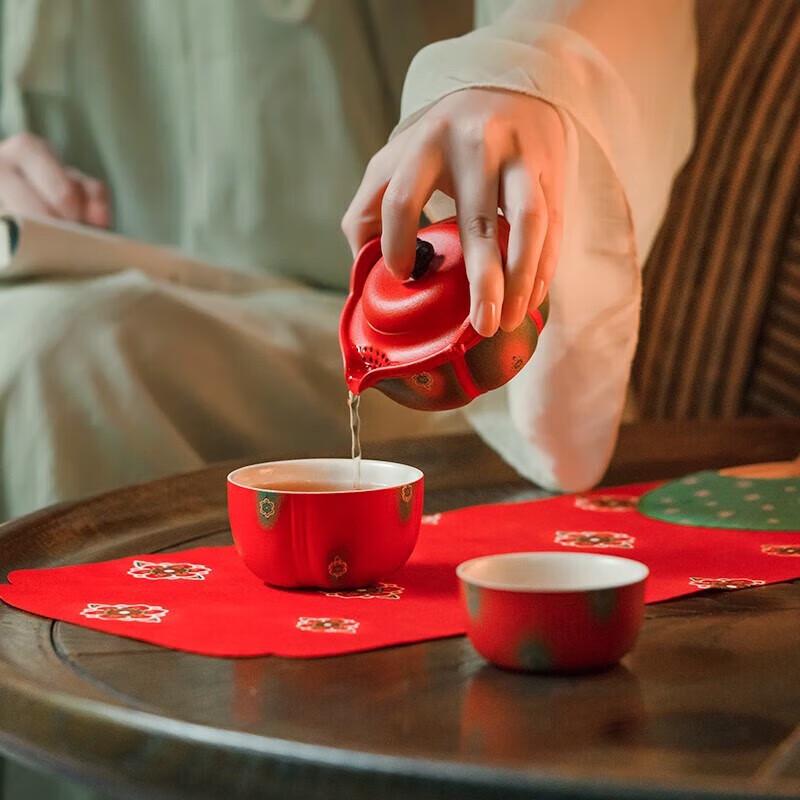 Edenus Tang Palace Night Banquet Ceramic Travel Tea Set