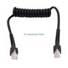 Cat6 Gigabit Spring Ethernet Cable 8 Cored Fast Speed Networking Wire for Security Camera and Router Connection