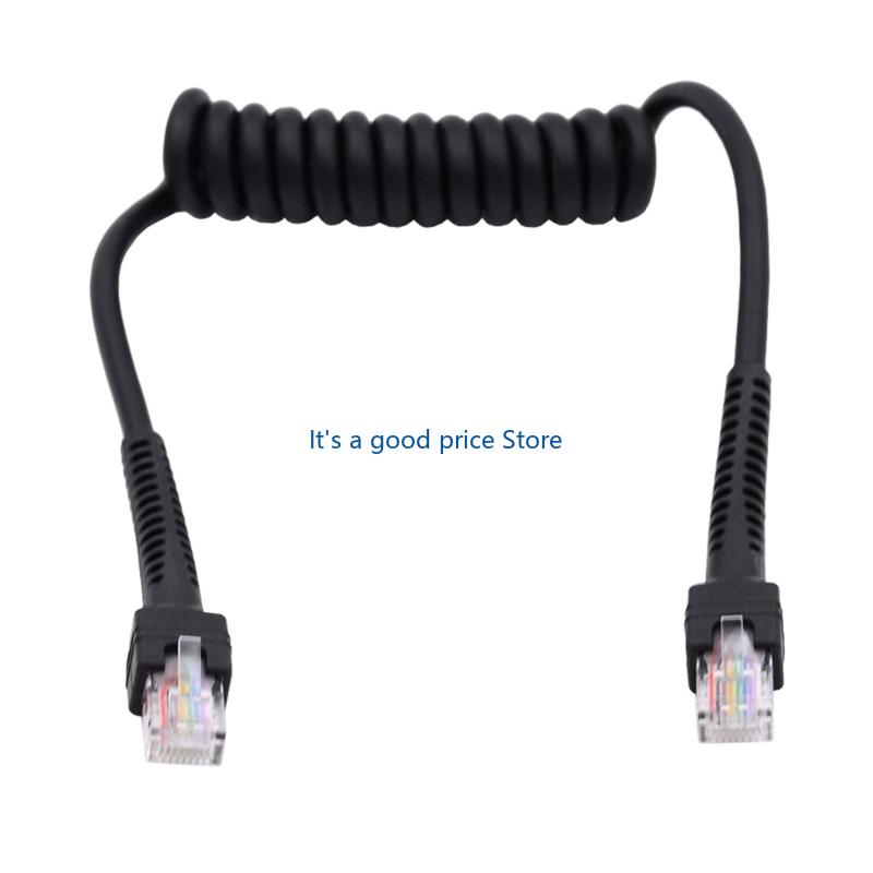 Cat6 Gigabit Spring Ethernet Cable 8 Cored Fast Speed Networking Wire for Security Camera and Router Connection