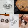 Simple Alloy Long Wing Stud Temperament Feather Earrings Silver Wings Shape Elf Ear Cuff Earrings Jewelry Accessories Gifts