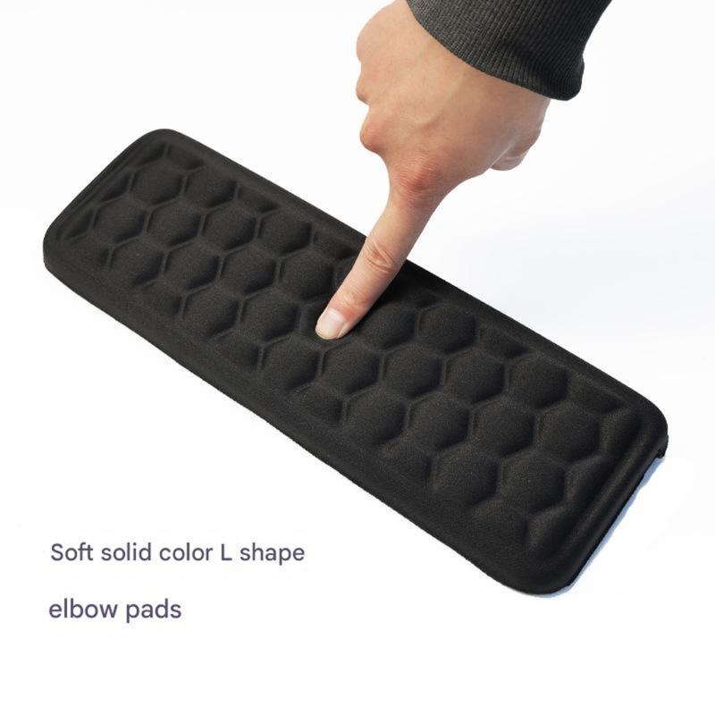 Soft Fabric Mouse Wrist Support Pad With AntiSlip Base For Office Desk Edges And Computer Use