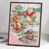 DIY Diamond Painting Winnie and Tigger Cross Stitch Kit Mosaic Art Diamond Painting Full Circle Diamond Home Decoration