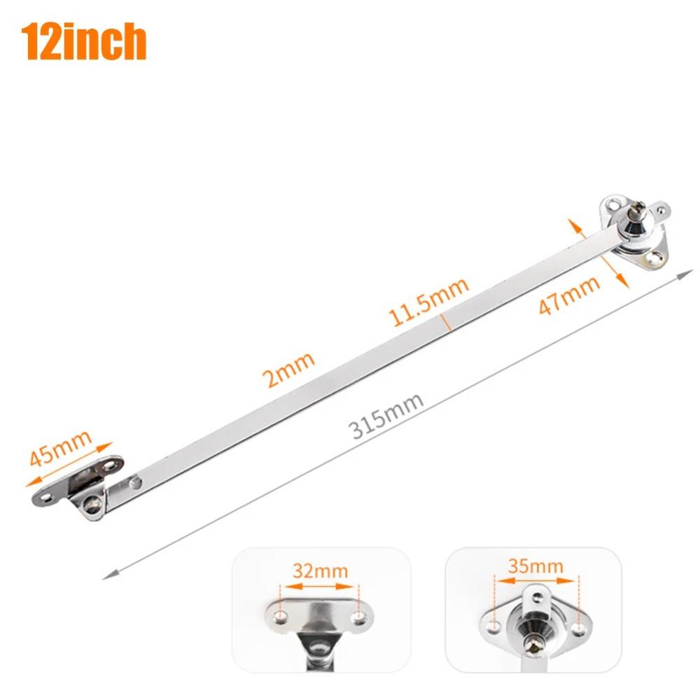 Zinc Alloy Down Drop Lid Support Soft Down Lift Up Flap Stay Hinge  Cabinet Doors