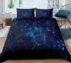3D Night Sky Bedding Set Galaxy Duvet Cover Queen King Size Room Decor 3 Piece Set With 2 Pillowcases  Comfortable And Soft