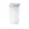 Sealed Food Storage Container Dustproof Divided Food Storage Container Multi-Compartment Pantry Canister Large Capacity