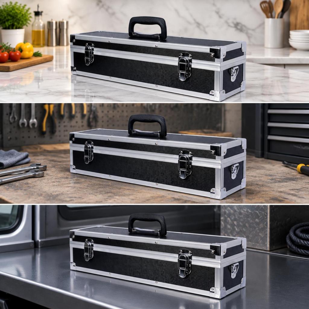 Aluminum Tool Case Reinforced for Workshops, Mobile Work
