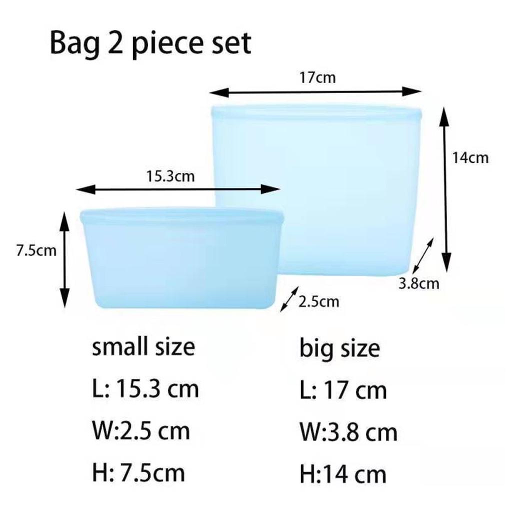 Buy 8Pcs Silicone Food Storage 
