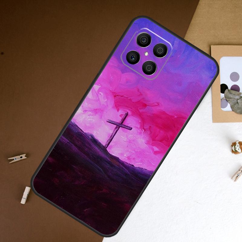 Jesus Cross Case For Honor 70 50 90 Lite Magic 6 5 Pro Cover For Honor X8a X9a X7a X6a X9b X8 X9 X7 8X