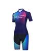 Womens Cycling Jersey Bib Shorts Set Breathable Quick-Dry Road Bike Apparel