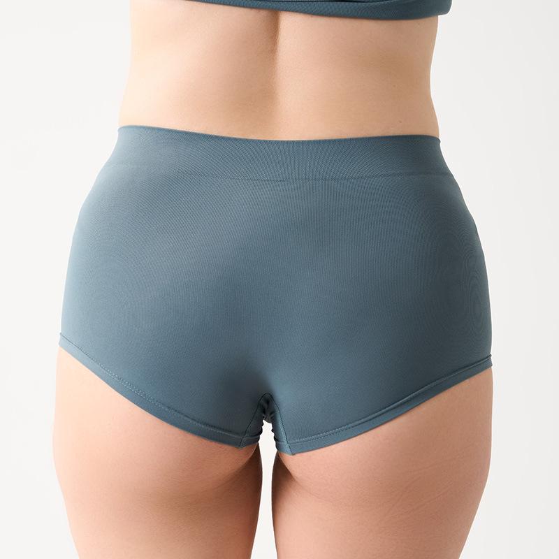 Měkké bezešvé chlapecké šortky s vysokým pasem pro základní vrstvu a sport