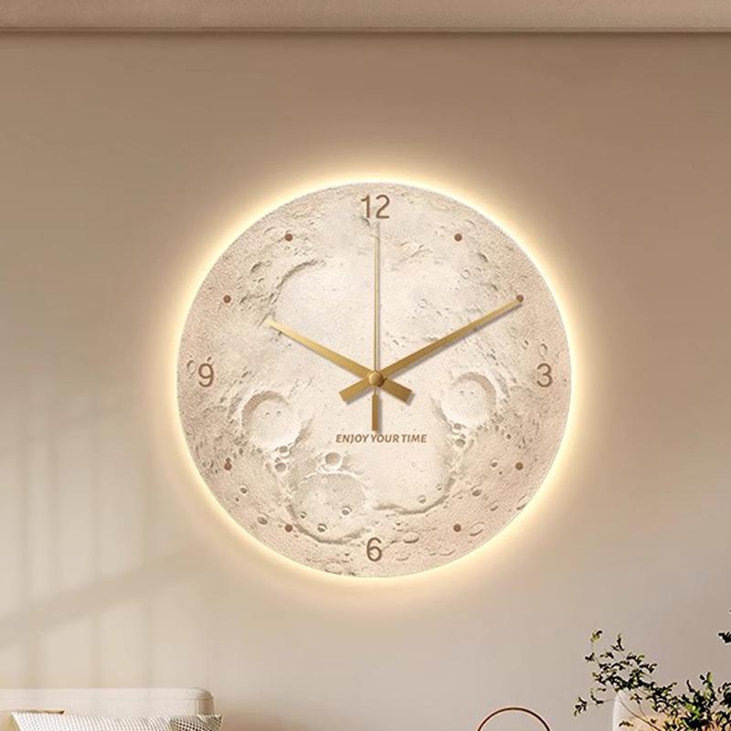Luminous Wall Clocks Modern Living Room Luxury 2026 Wall Clocks Nordic Decoration Clock Room Furniture Clock Rechargeable Decor