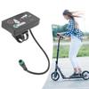 LED-Power-Display-Panel für Elektrofahrrad, Modifikations-Display-Meter mit wasserdichtem 5-Pin-Stecker für 22,2 mm Lenker, 48V