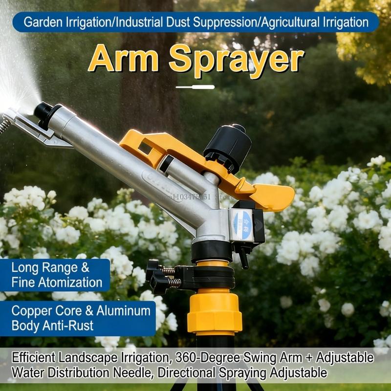 Advanced 360 Motion Sprinkler Head For Agriculture Efficient Ground Watering