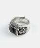 Sheen666 Crazy Cat Onyx Silver Ring (Type A)