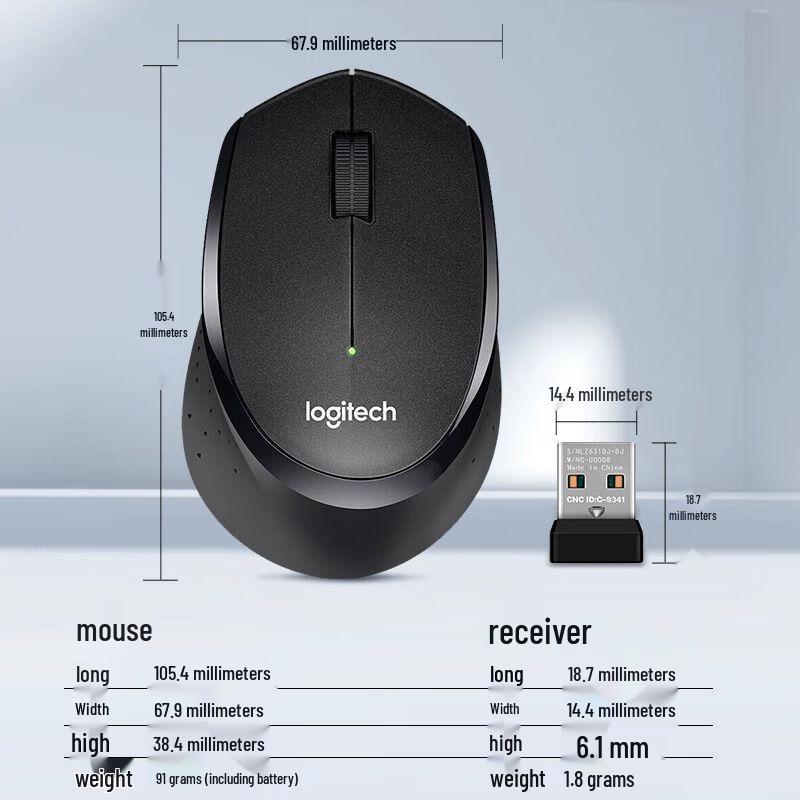 Logitech B330 Wireless Optical Mouse