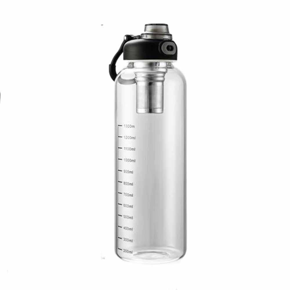 Large Capacity Tea Separation Cup Thickened Glass Tea Water Bottle Glass Water Cup  Water Drinking