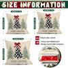 40/45/50cm Merry Christmas Theme Cushions Pillowcase Polyester Cushion Cover Throw Pillow Pillowcover Home Car Sofa Decor