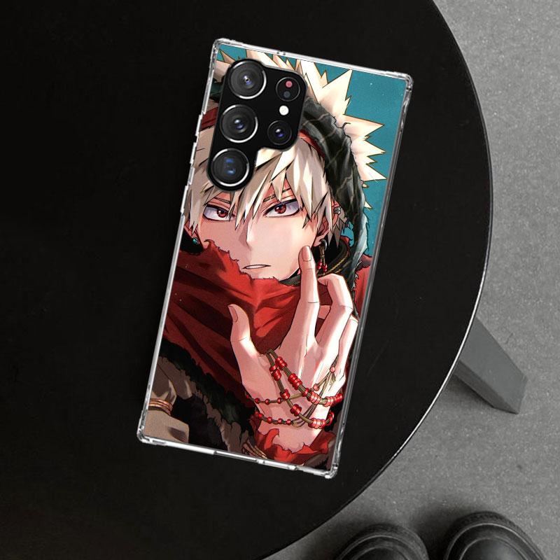 Dakugou Katsuki MHA My Hero Phone Case Cover for Samsung Galaxy S26 S25 Edge S24 S23 Ultra S22 Plus S21 FE S20 + Art Customized
