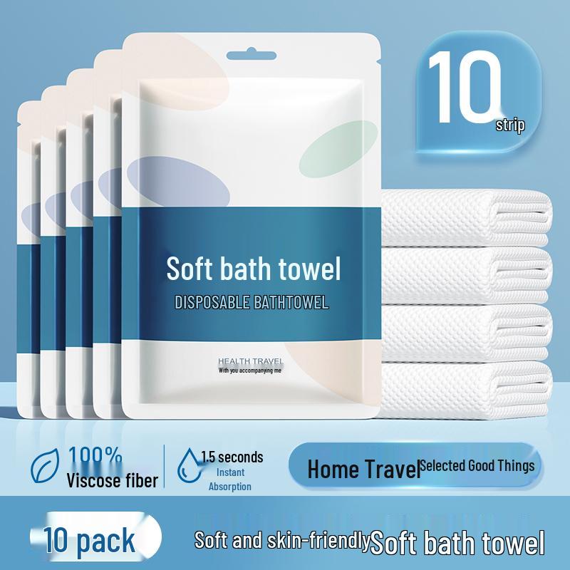 Individually Wrapped Extra Large Thick Compressed Cotton Travel Towels