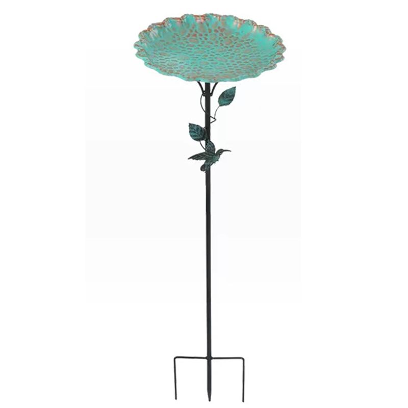 Practical-Garden Bird Feeder Spring Summer Bird Bath Landscape Ornament With Ground Hummingbird Feeding Station как