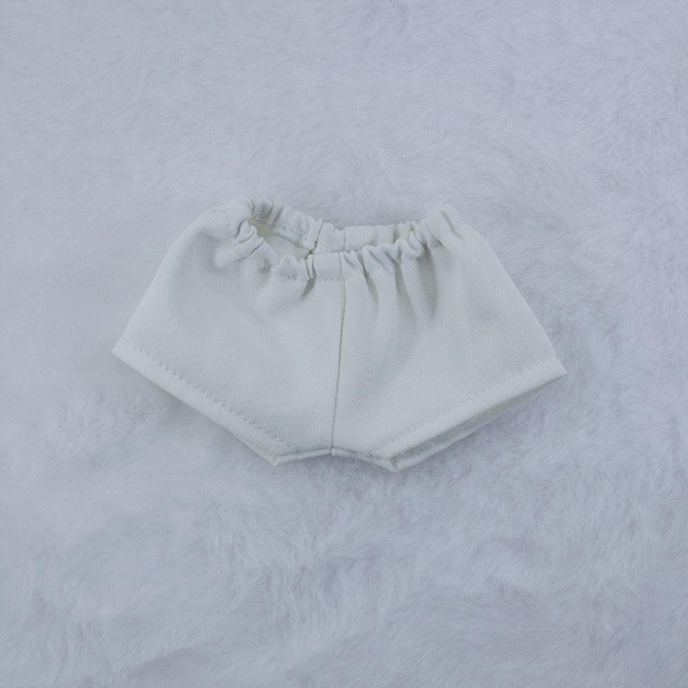 Handmade Doll Trousers Fashion Casual Wear for 1/11 1/12 OB11 Dolls 10cm Cotton Doll