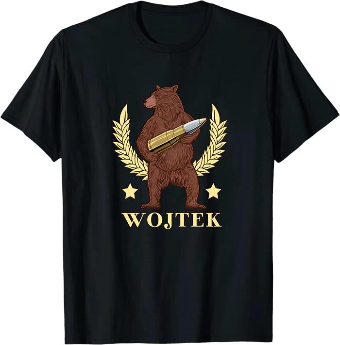 Polish Wojtek The Bear Classic Tee T-Shirt Size M to 4XL Made in The USA XXXL