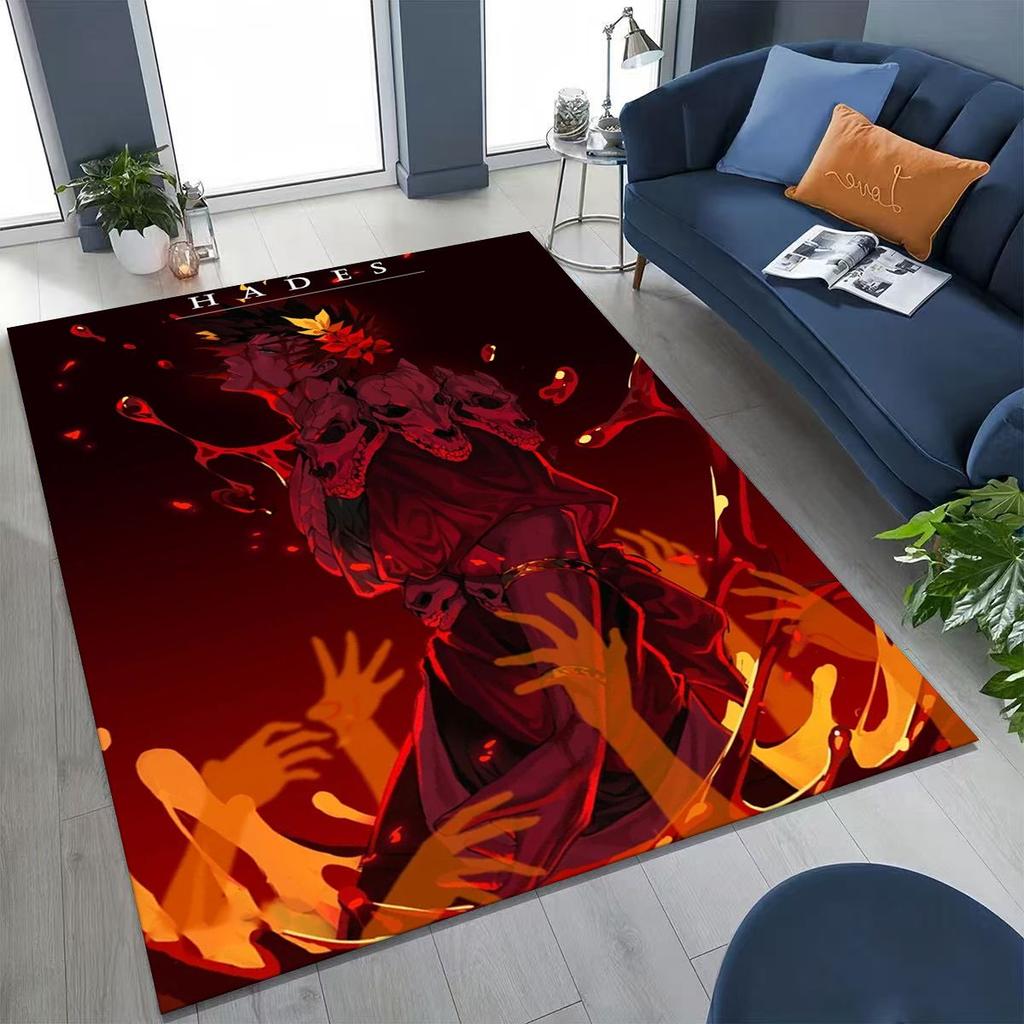 3D Classics Game Hades Cartoon Gamer Rug for Bedroom Living Room Sofa Home Doormat Decor, Large Kid Play Non-slip Floor Mat Gift