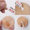 Wooden Wall Hooks Wall Mounted Self Adhesive Wood Hook with Glue Heavy Duty Hangers Rack for Towel Key Hat Home Organizer Holder