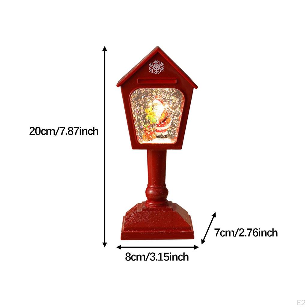 Weihnachten Schneekugel Glitzernde Spieluhr Weihnachtsspielzeug Einzigartiges LED-Flackern Schneeflocke für
