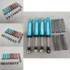 High-performance Aluminum Shock Absorber Set For 110 Rc Crawler Cars With Spare Springs
