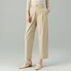 Fanzhen Women's Summer Tencel Blend Cropped Wide-Leg Pants