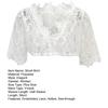 Frauen Elegante Durchsichtige Stickerei Spitze Hemd Tops V-ausschnitt Halbe Hülse Slim Fit Einfarbig Kurze Hemd Unten Abgeschnitten Tops