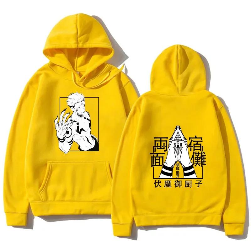 2024 Anime Jujutsu Kaisen Fushiguro Toji Graphic Hoodie Men Women Fashion Oversized Pullover Shirts Male Manga Fashion HoodyTop