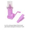 ABS Manual Spool Knitter Compact Knitting Machine Weaving Tool for Garment Decoration Hat Scarf and Sewing Accessories Kit